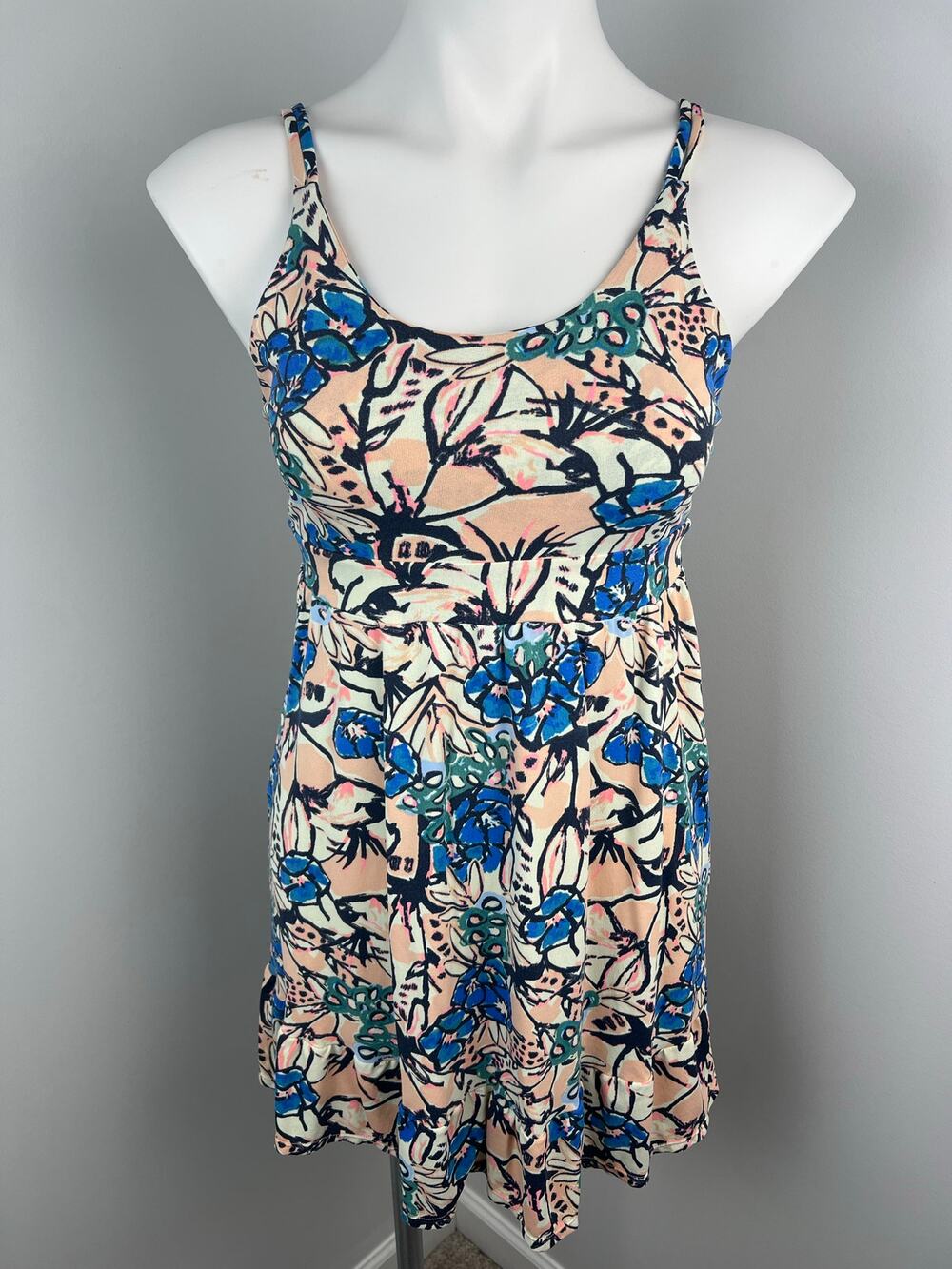Maaji Swim Cover Up in Blue Crush Flowers Pattern Girls 14